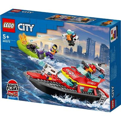 LEGO CITY FIRE BARCA SOCCORSO 60373