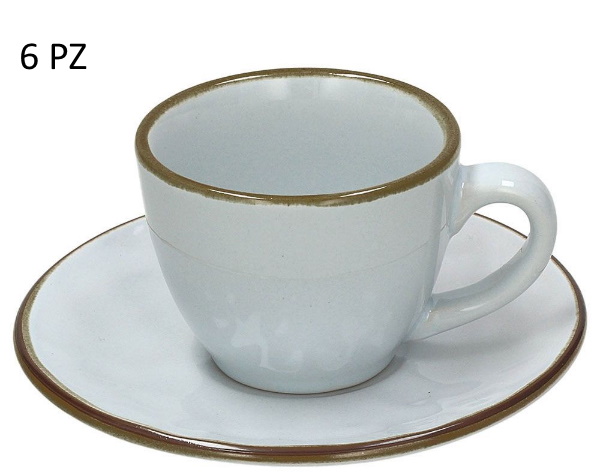 TAZZINE CAFFE\' C/P NATURALIA GLAC.6PZ TG