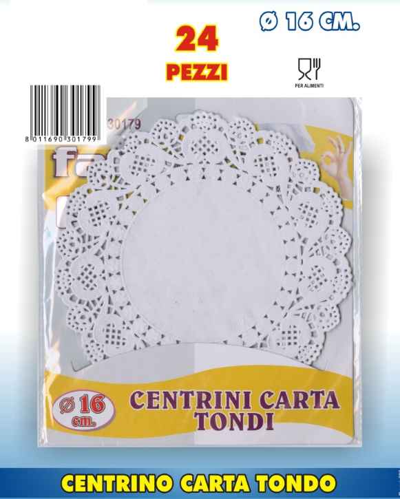 CENTRINO CARTA TONDO D16 24PZ FTG