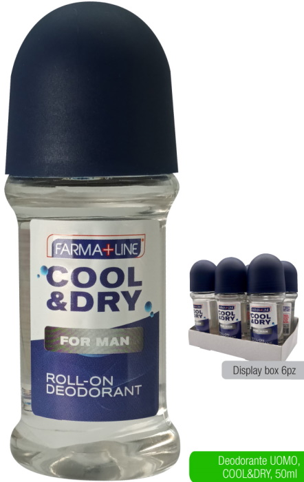 DEO ROLL-ON 50ML UOMO COOL-AND-DRY CSP
